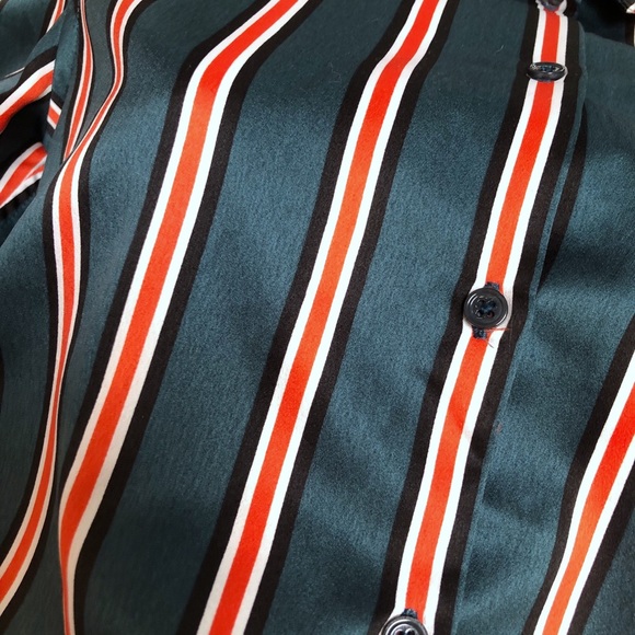 ICONE STRIPED BLOUSE SATIN - Picture 6 of 7